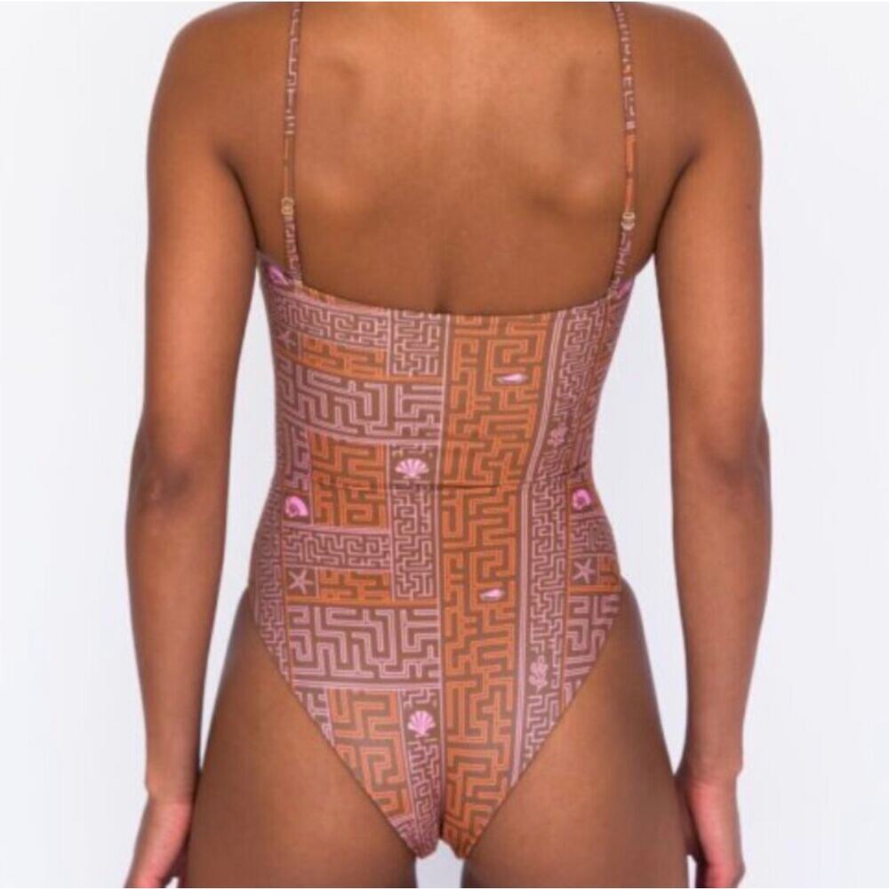 NEW Skatie Lisa One Piece Swimsuit in Bonita Print Size Small - Picture 2 of 10